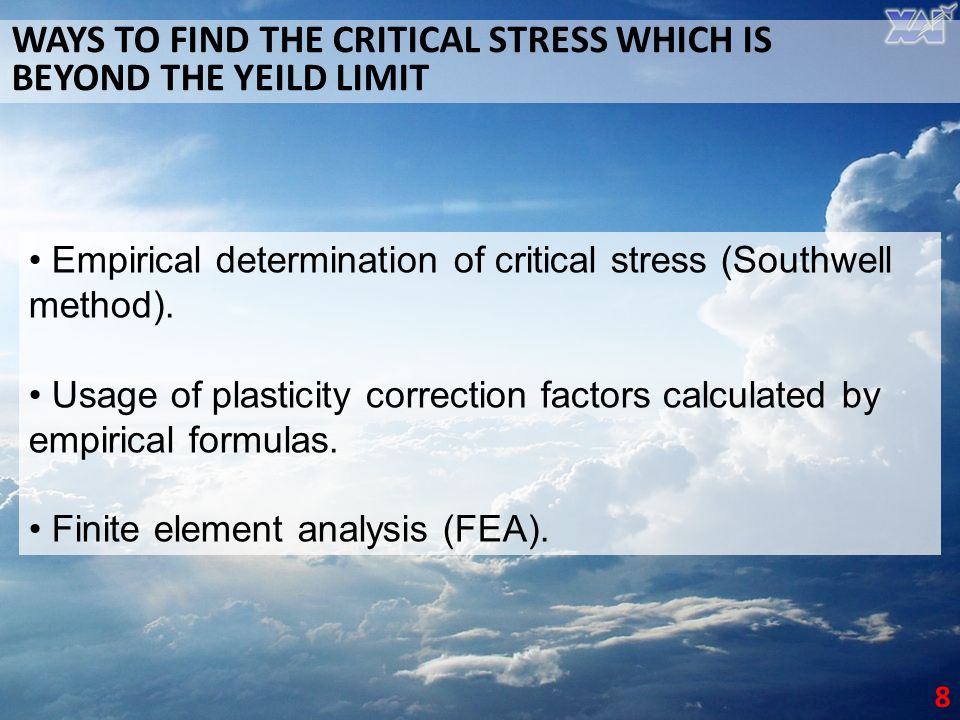 WAYS TO FIND THE CRITICAL STRESS WHICH IS BEYOND THE YEILD LIMIT