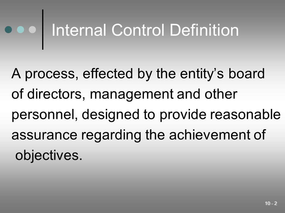 Internal Control Definition