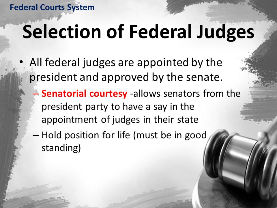Selection of Federal Judges