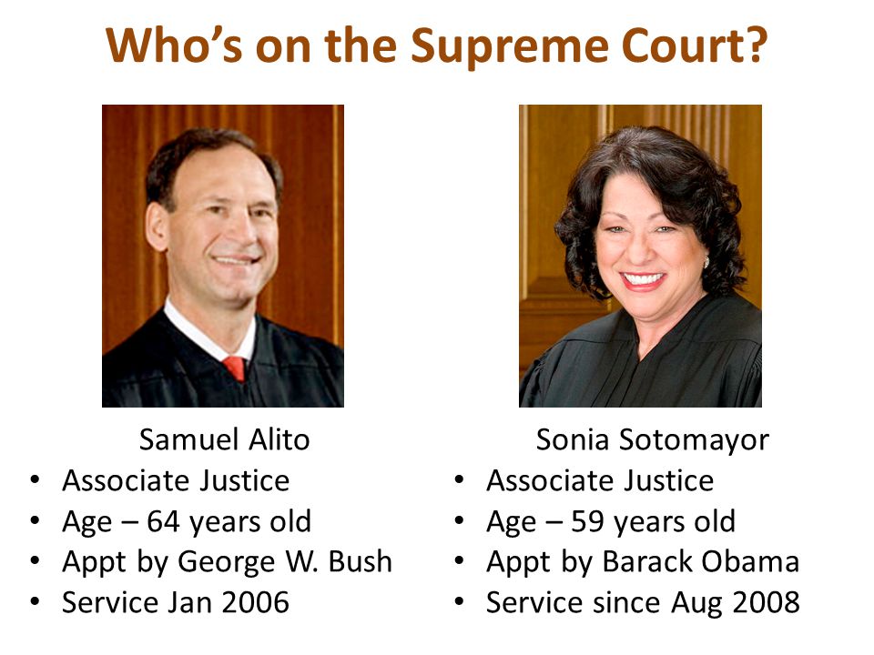 Who’s on the Supreme Court