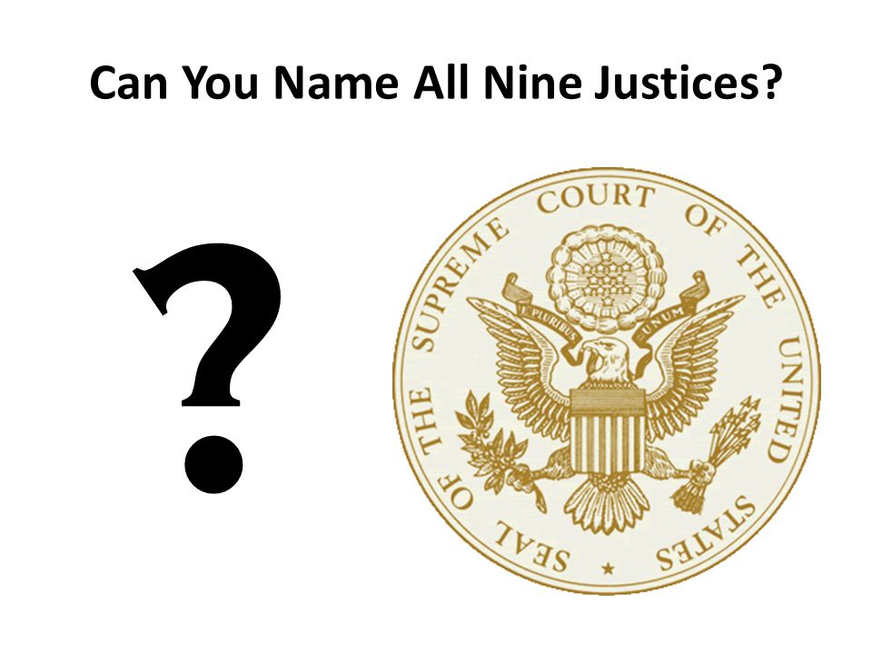 Can You Name All Nine Justices