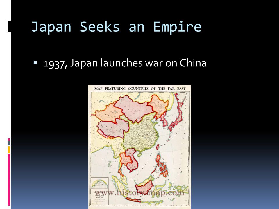 Japan Seeks an Empire 1937, Japan launches war on China