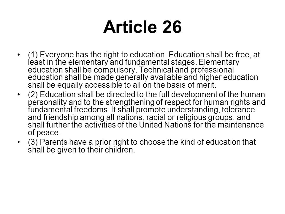 Article 26
