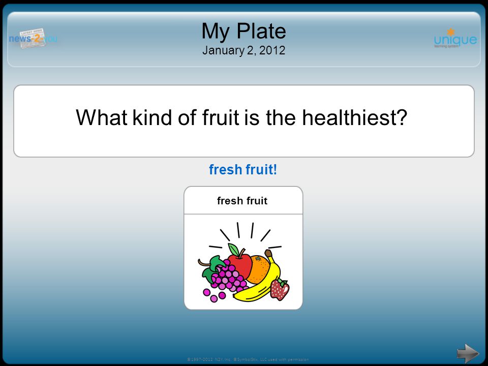 What kind of fruit is the healthiest