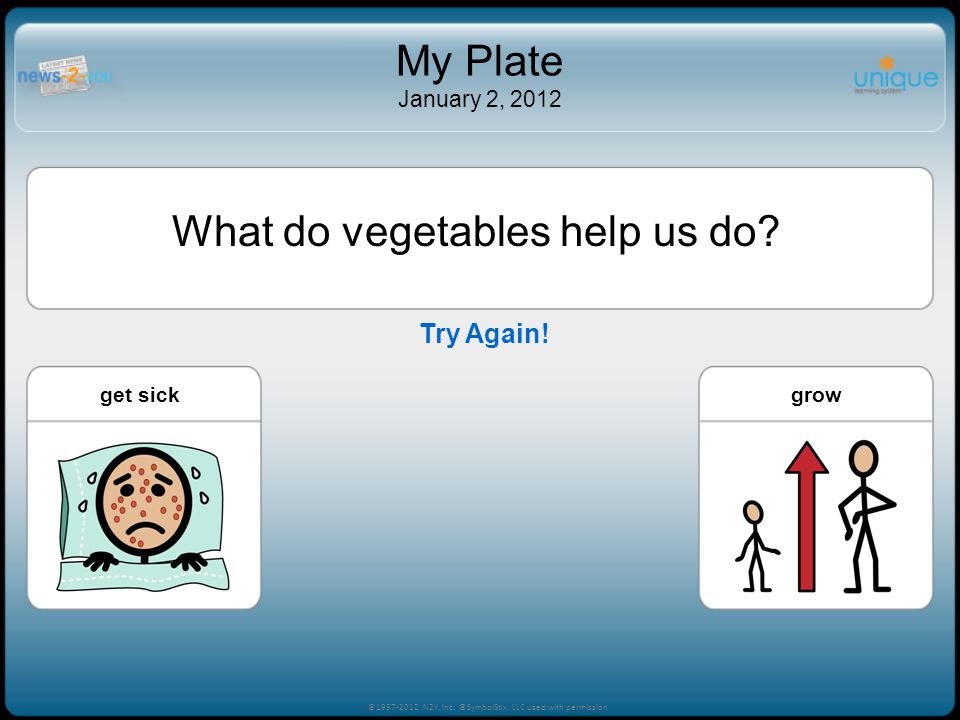 What do vegetables help us do