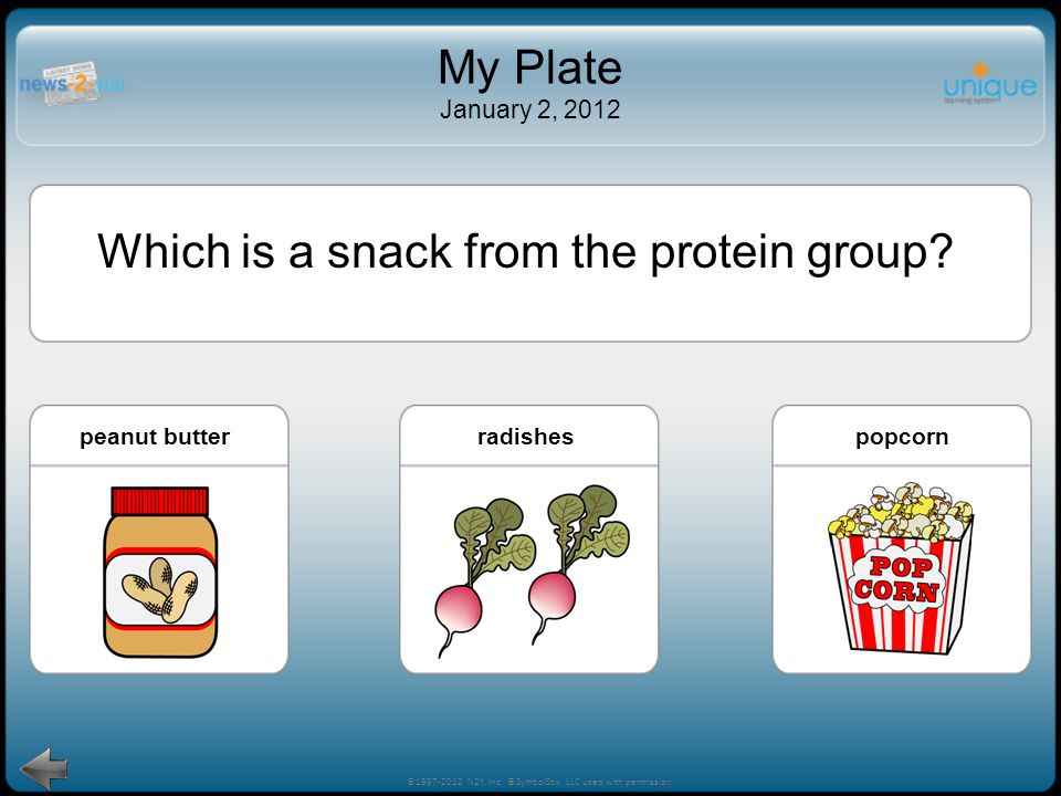 Which is a snack from the protein group