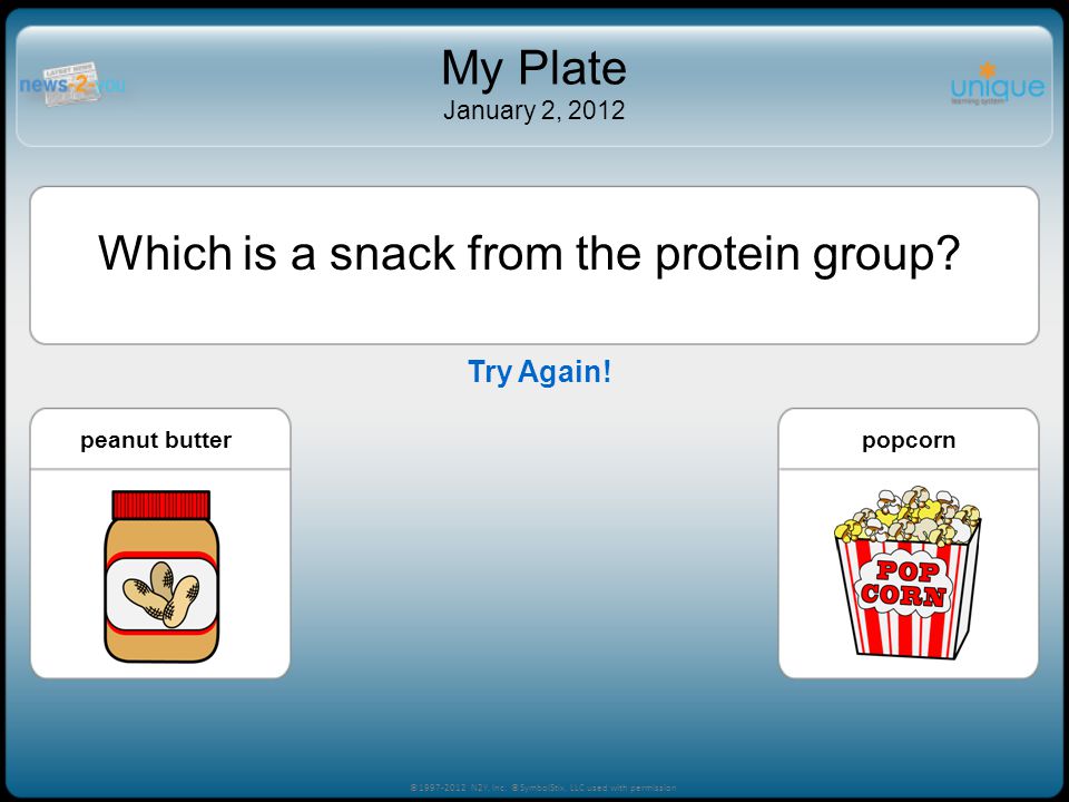 Which is a snack from the protein group