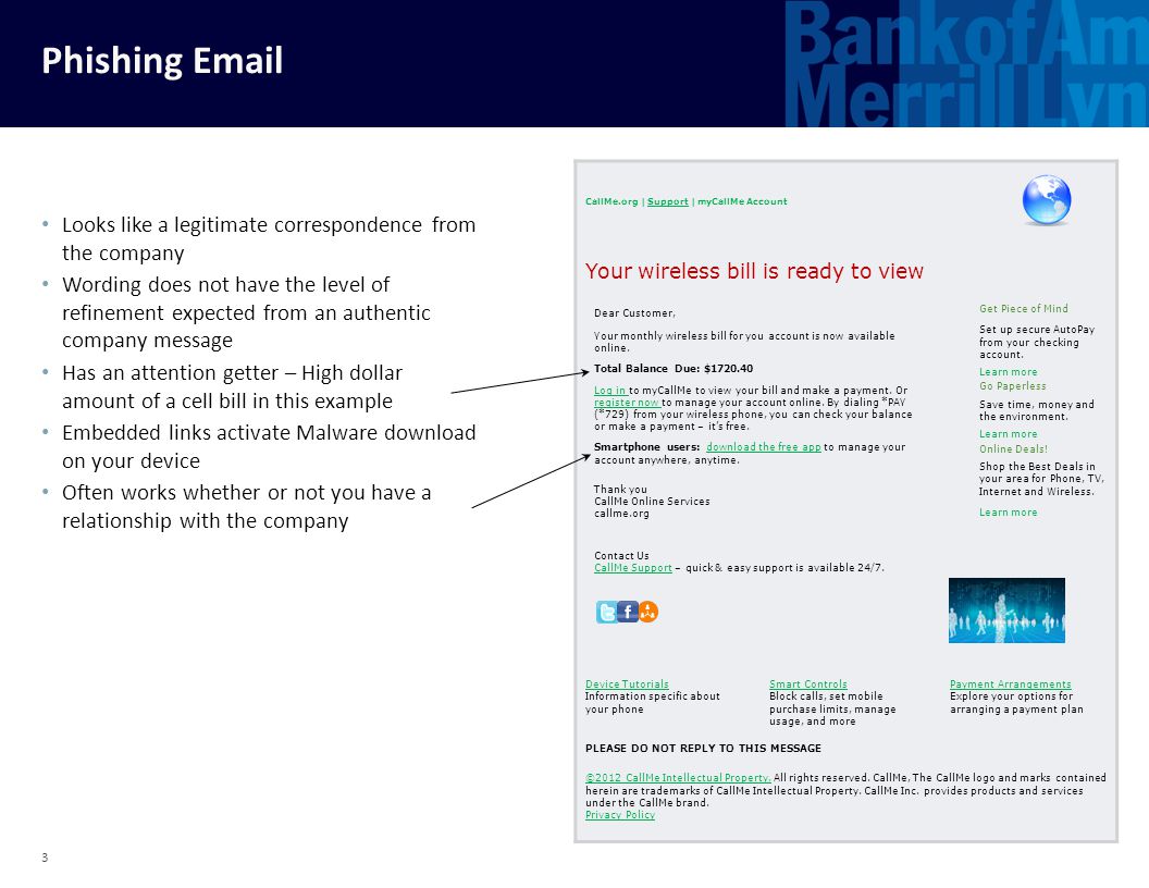 Phishing  Looks like a legitimate correspondence from the company