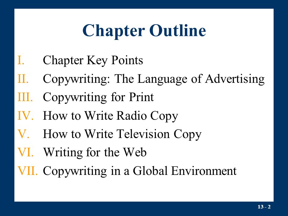 Chapter Outline Chapter Key Points