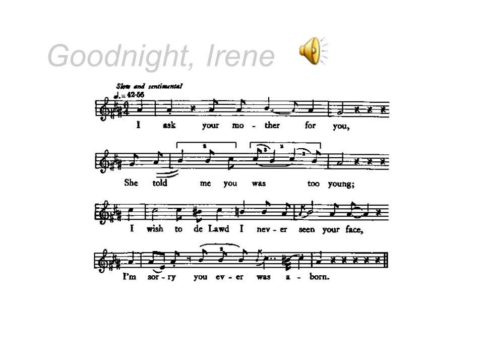Goodnight, Irene