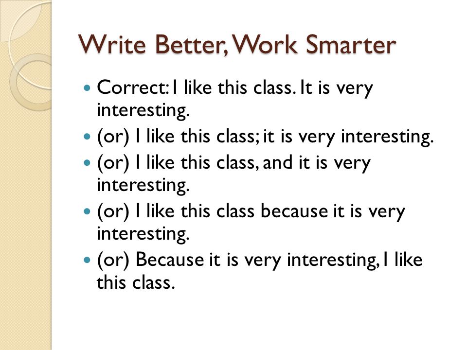 Write Better, Work Smarter