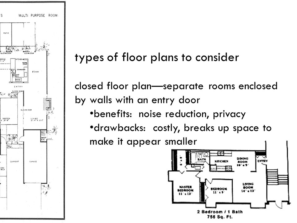 types of floor plans to consider