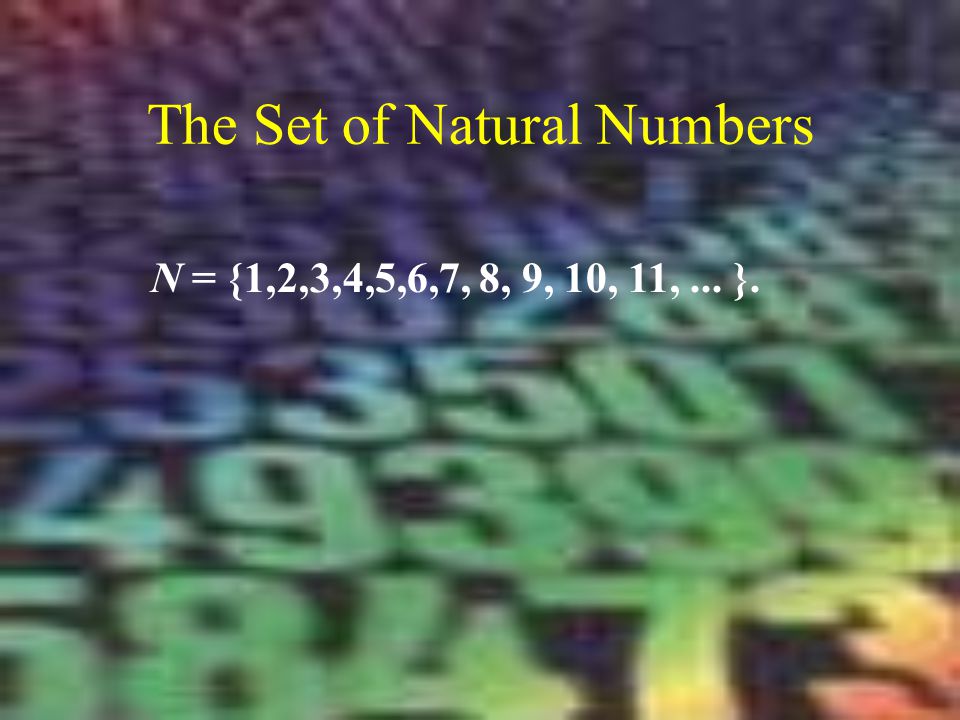 The Set of Natural Numbers