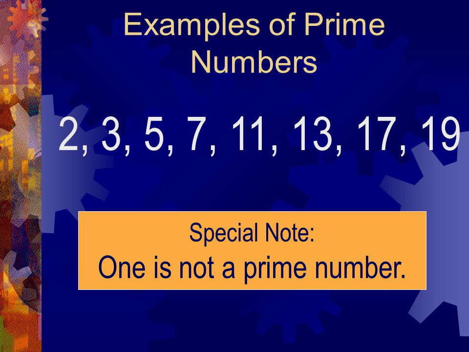 Examples of Prime Numbers