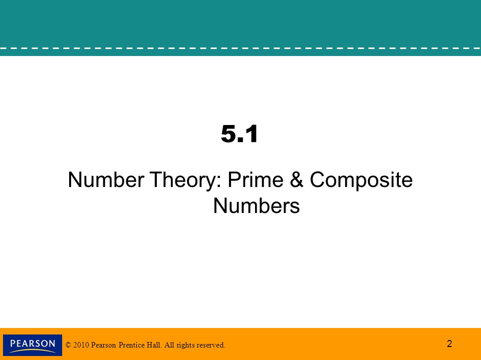 Number Theory: Prime & Composite Numbers