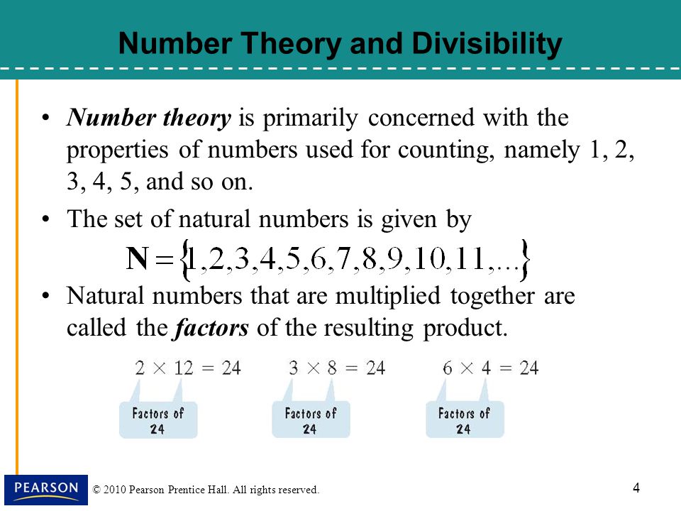 Number Theory and Divisibility