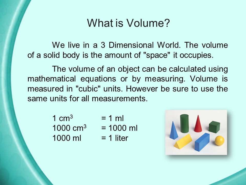 What is Volume