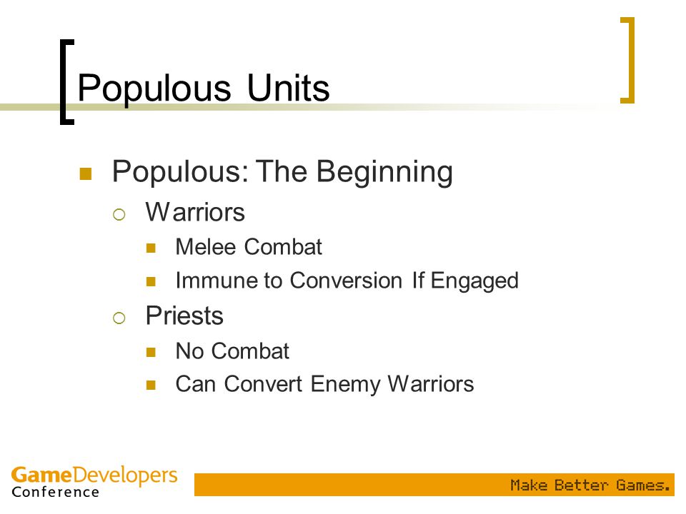 Populous Units Populous: The Beginning Warriors Priests Melee Combat