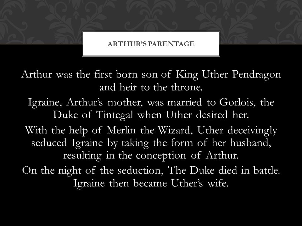 Arthur’s parentage