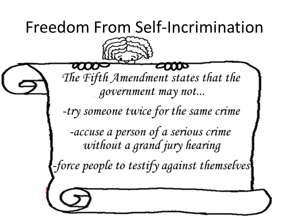 Freedom From Self-Incrimination