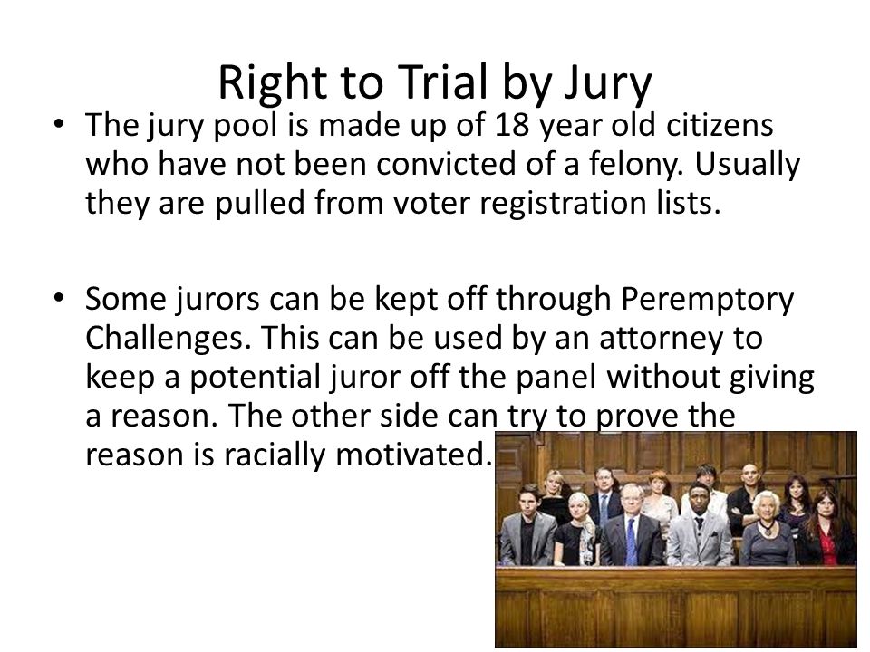 Right to Trial by Jury