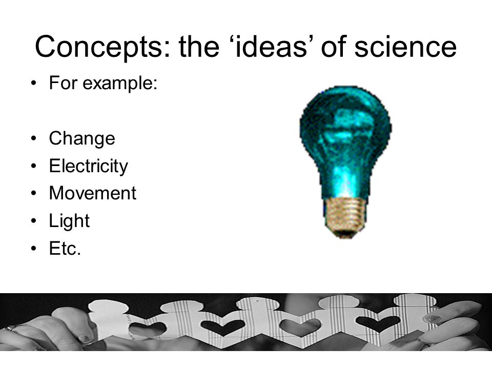 Concepts: the ‘ideas’ of science