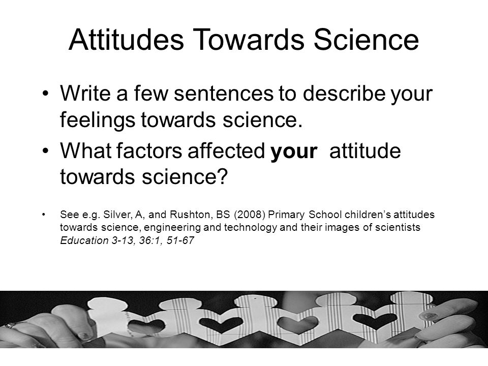 Attitudes Towards Science