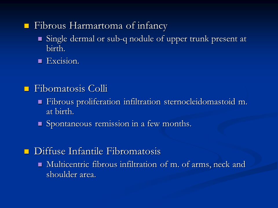 Fibrous Harmartoma of infancy