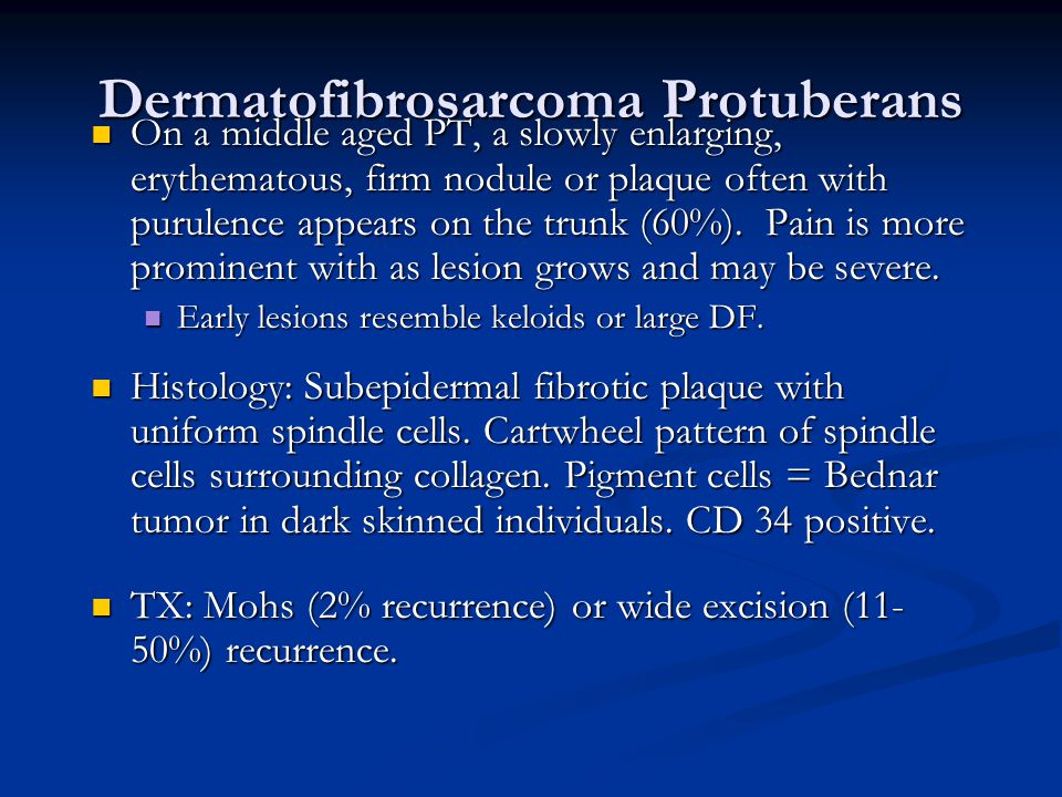 Dermatofibrosarcoma Protuberans
