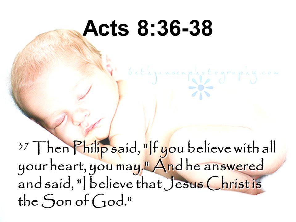 Acts 8:36-38