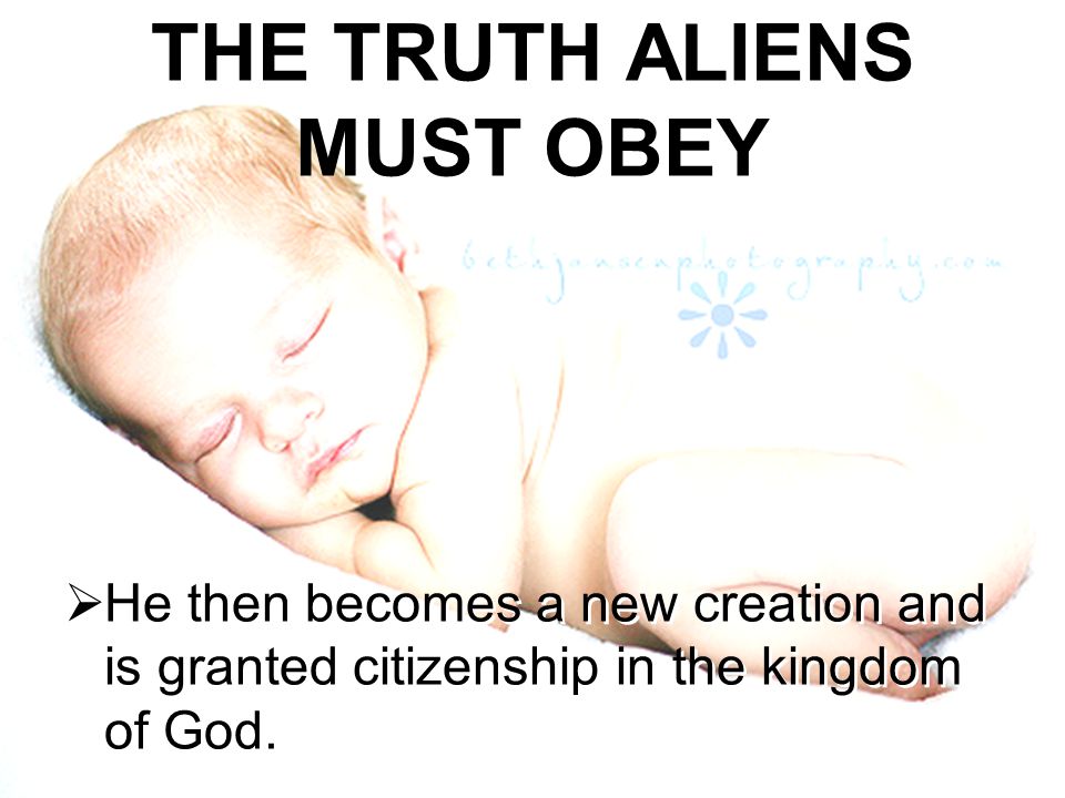 THE TRUTH ALIENS MUST OBEY