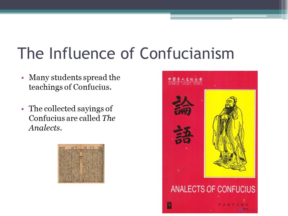 The Influence of Confucianism