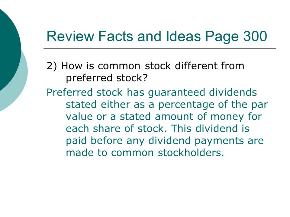Review Facts and Ideas Page 300