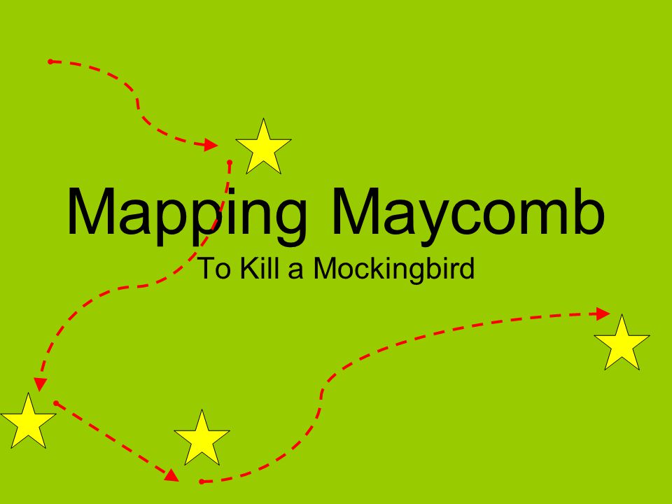 Map Of To Kill A Mockingbird Maping Resources