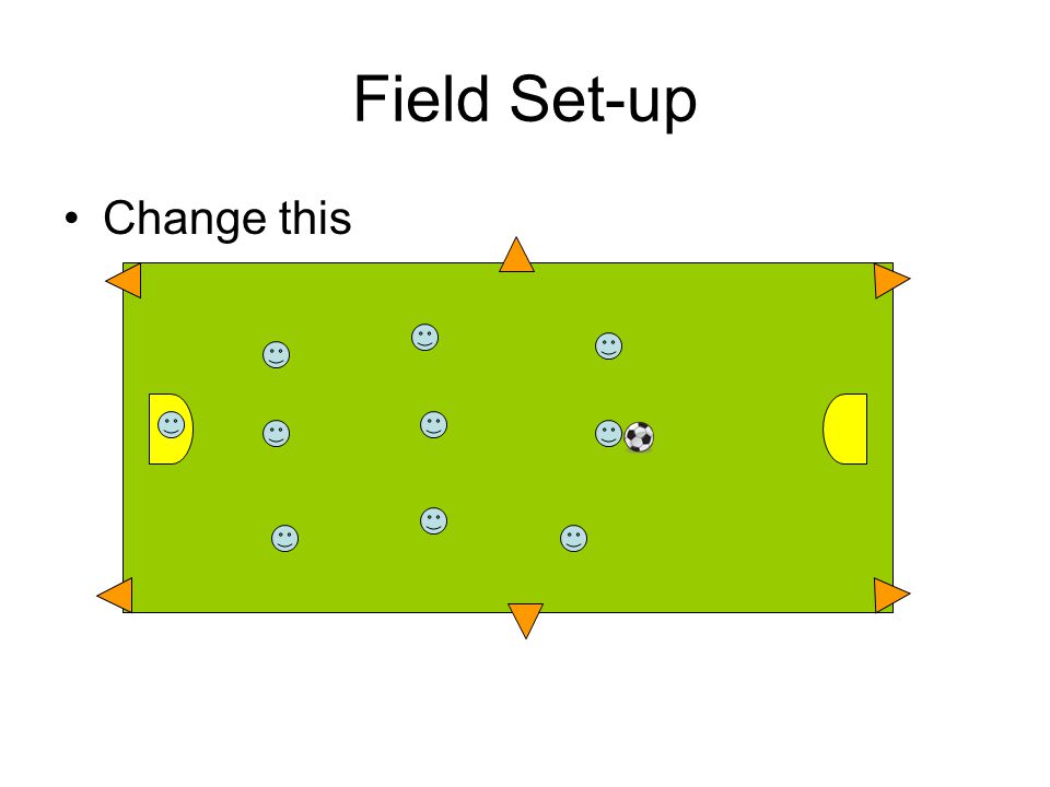 Field Set-up Change this