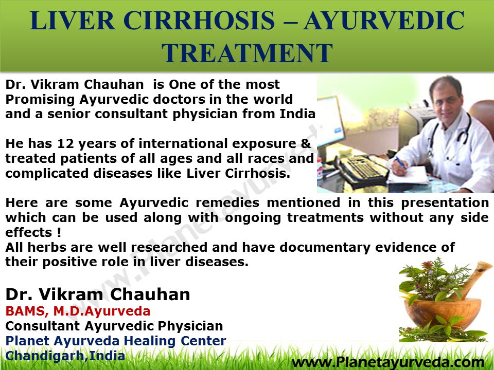 Liver Cirrhosis Diet Chart