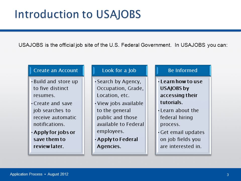 Introduction to USAJOBS