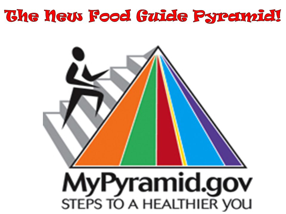 The New Food Guide Pyramid!