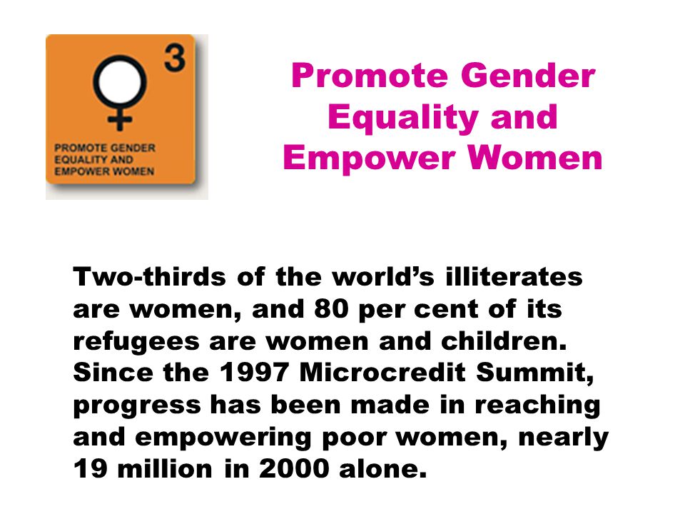 Promote Gender Equality and Empower Women