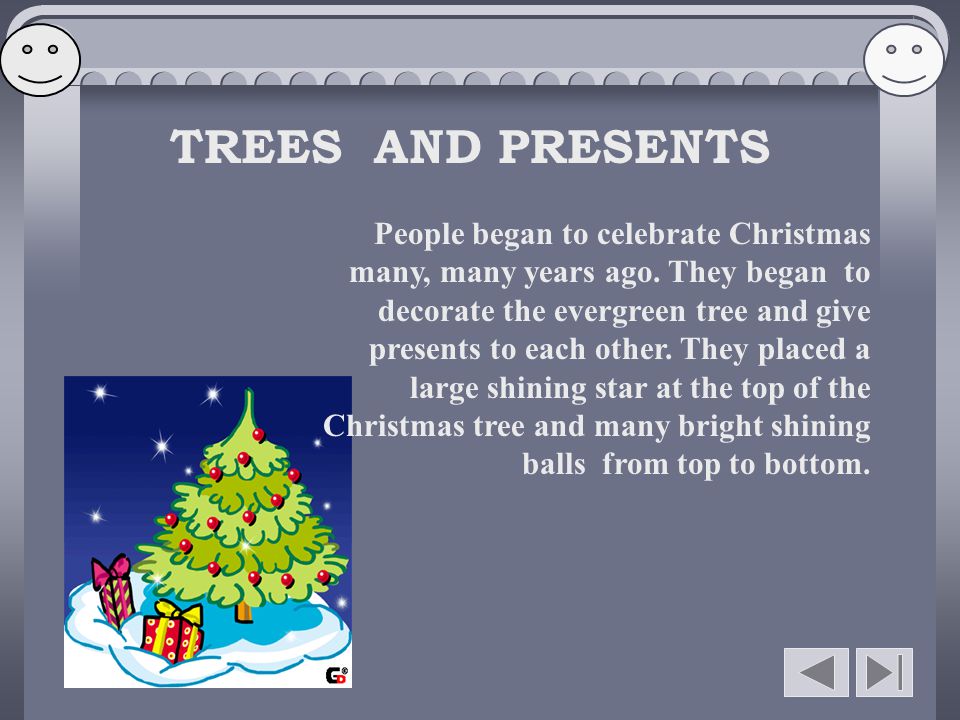 TREES AND PRESENTS