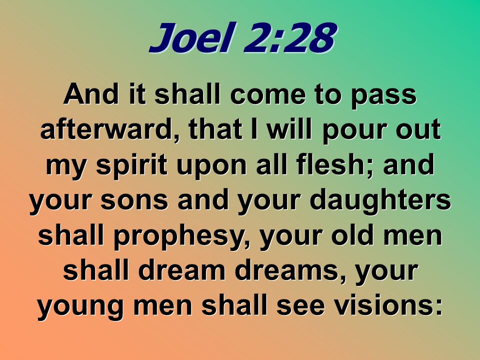 Joel 2:28