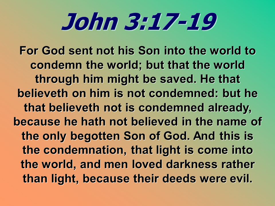 John 3:17-19