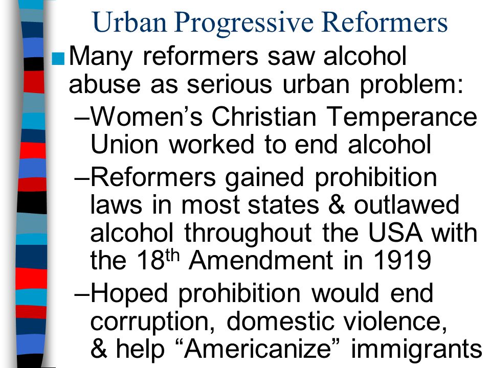 Urban Progressive Reformers