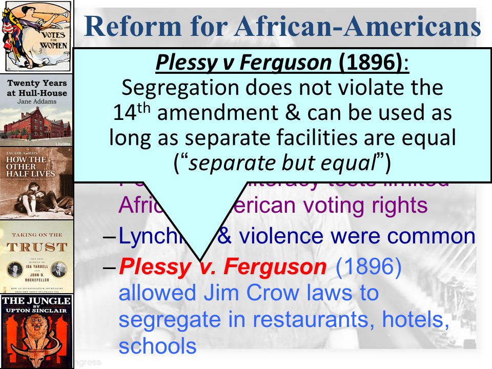 Reform for African-Americans