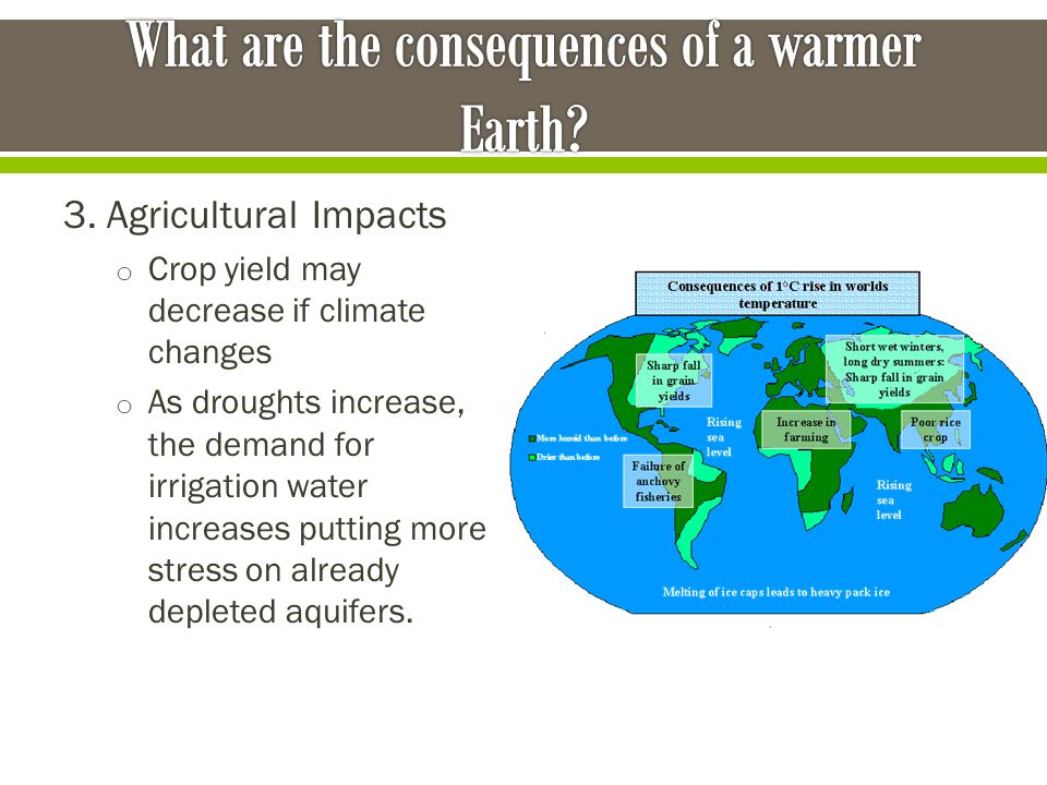 What are the consequences of a warmer Earth