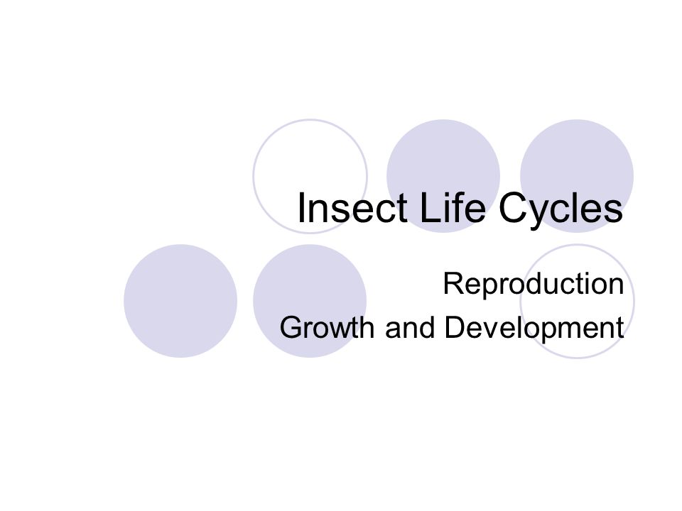 Reproduction Growth and Development