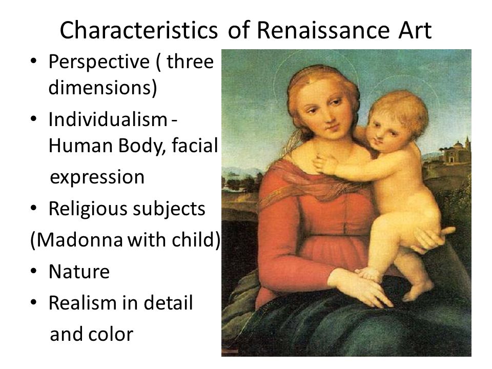 Characteristics of Renaissance Art