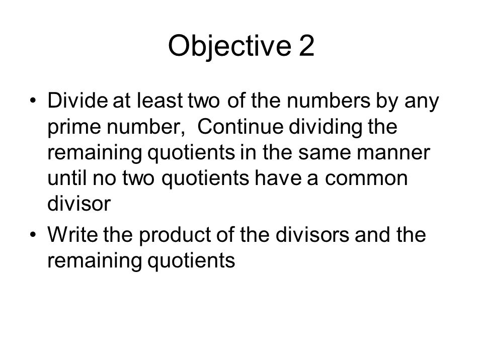 Objective 2