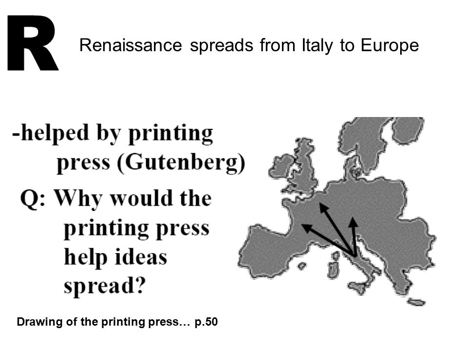 R Renaissance spreads from Italy to Europe