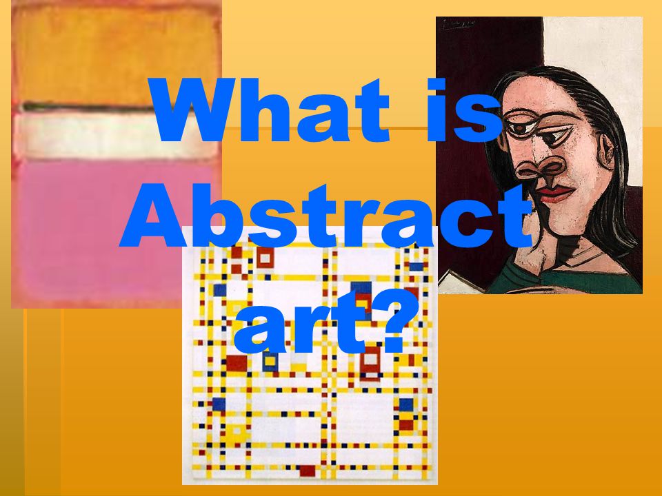 What is Abstract art